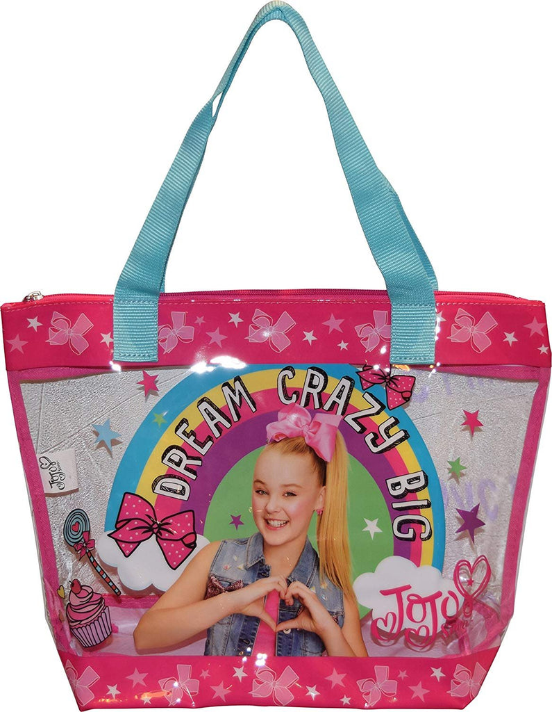 Nickelodeon Jojo Siwa Dream Crazy Big Large PVC Carry-All Tote