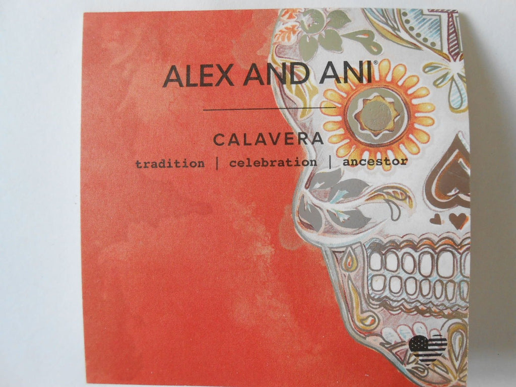 Alex and Ani Womens Art Infusion Calavera II Bracelet Set