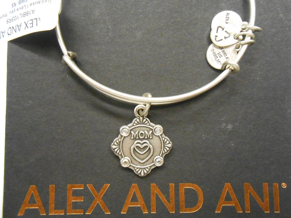 Alex and Ani Womens Because I Love You Mom III Bangle