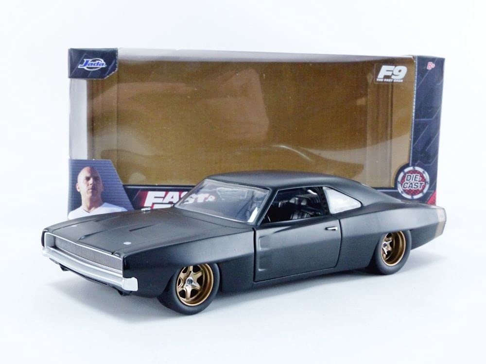 Jada Toys Fast & Furious F9 1:24 1968 Dodge Charger Widebody Die-cast Car, Toys for Kids and Adults