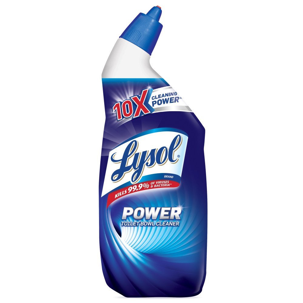 Lysol Power Toilet Bowl Cleaner, 24oz, 10X Cleaning Power