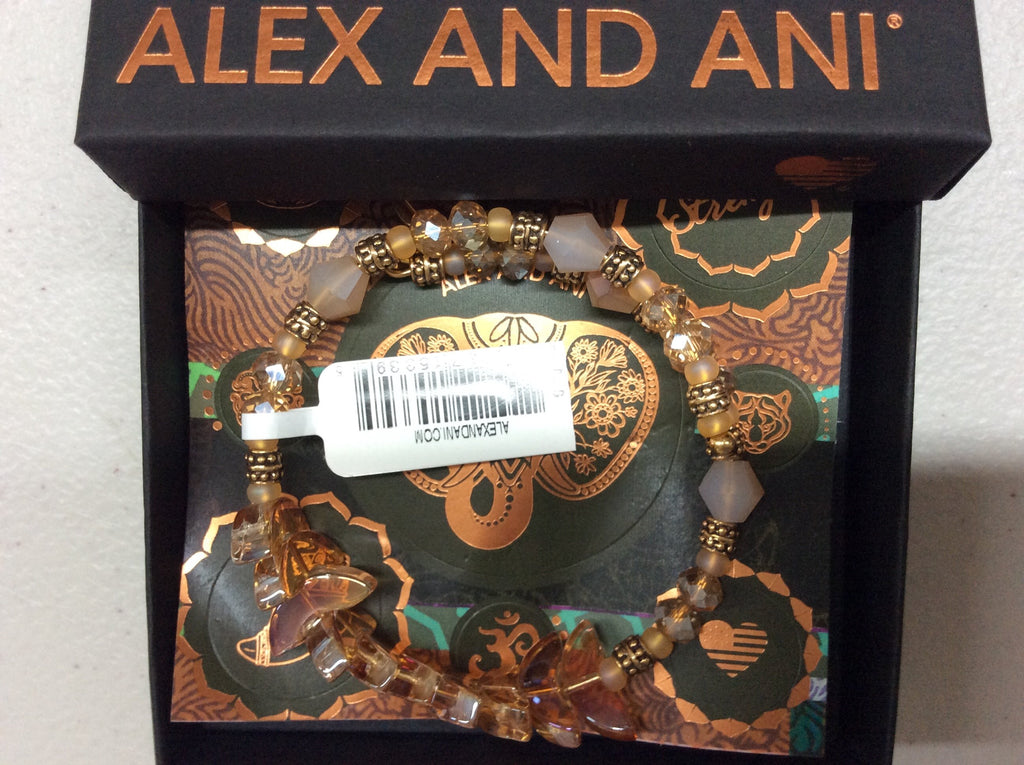 Alex and Ani Women's Deity Wrap Honey