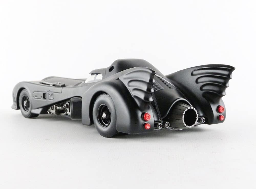 Dc Comic 1989 Batmobile With 2.75" Batman Metals Diecast Vehicle With Figure, Black