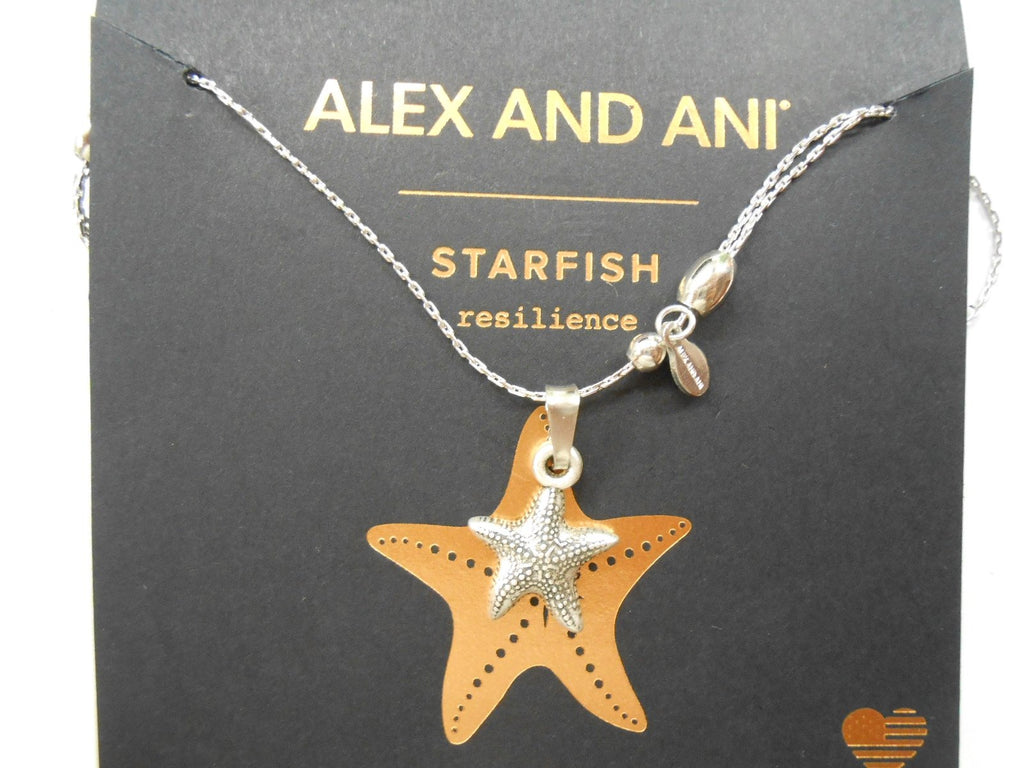 Alex and Ani Womens Seaside Starfish II Expandable Necklace