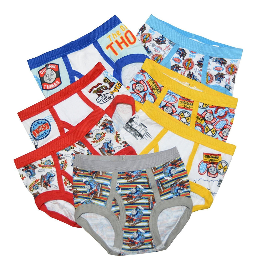 Handcraft Little Boys 'Thomas & Friends 7 Pack Underwear Brief (2T/3T, White/blue/multi)