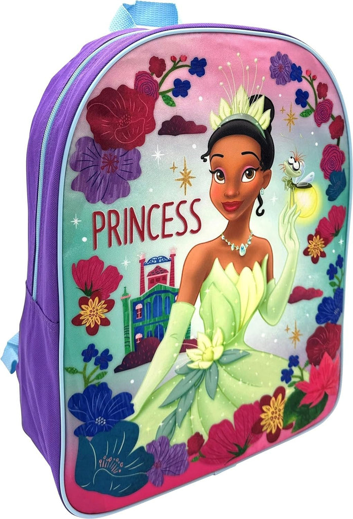 Ruz Princess Tiana Licensed Girl's 15 Inch School Bag Backpack