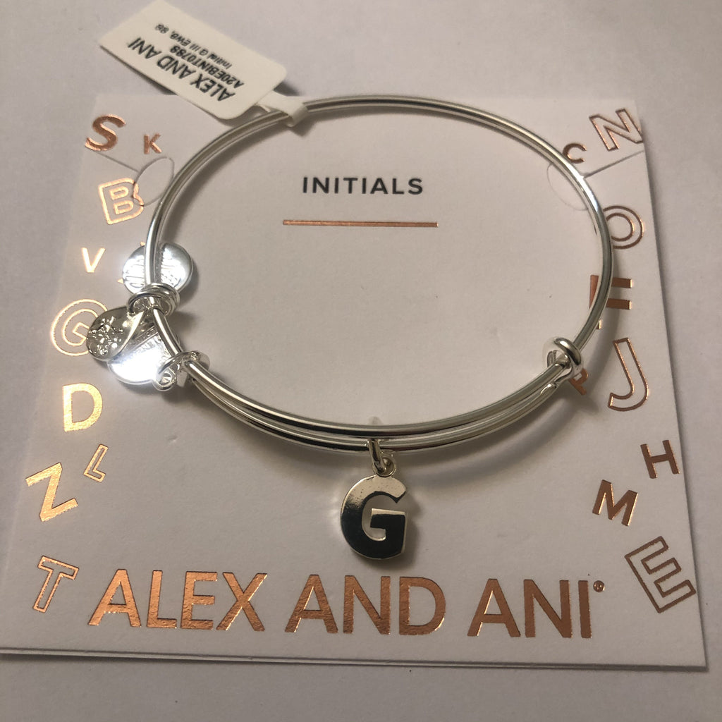 Alex and Ani Initial G III Bangle Bracelet