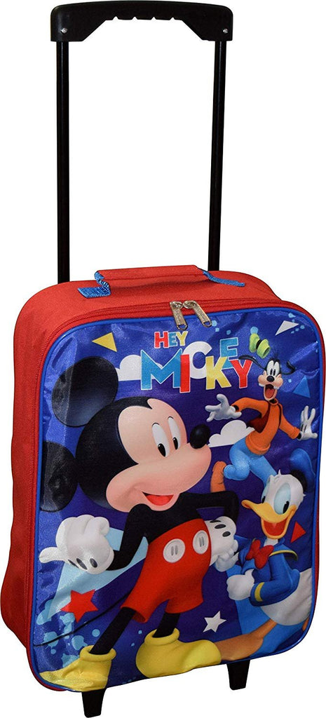 Disney Junior Mickey And The Roadster Racers 15" Collapsible Wheeled Pilot Case - Rolling Luggage