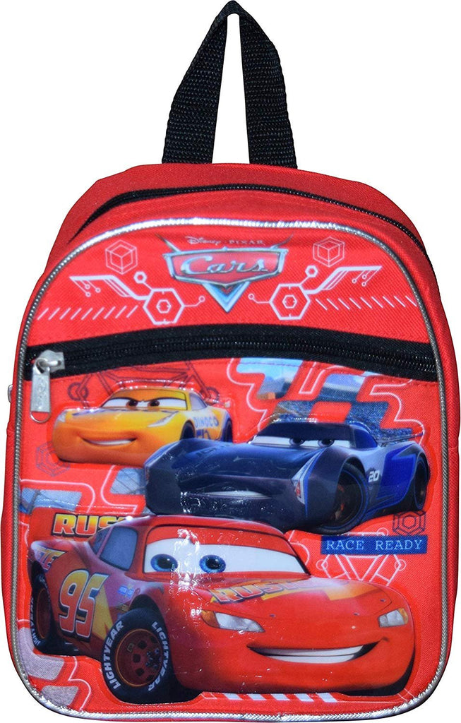 Group Ruz Cars McQueen 10" Mini Backpack with Heat Sealed Artworks