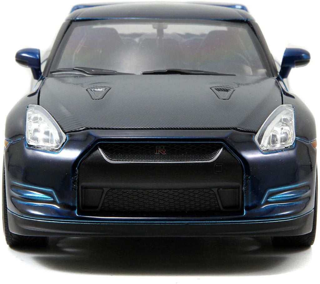 Fast & Furious Nissan GTR Blue 1:24 Diecast By Jada Toys