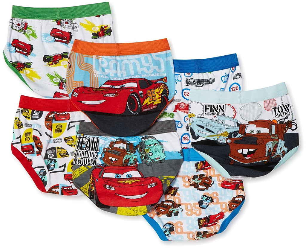 Handcraft Little Boys' Disney Cars 7 Pack Brief