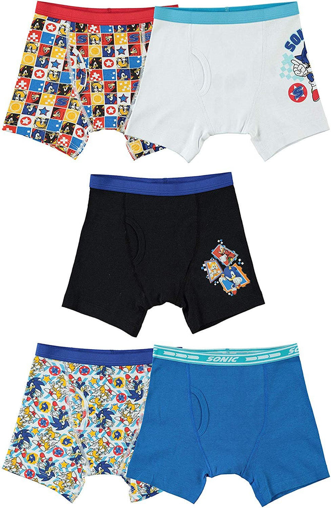 Handcraft Men's Sonic The Hedgehog 5pk Boxer Briefs