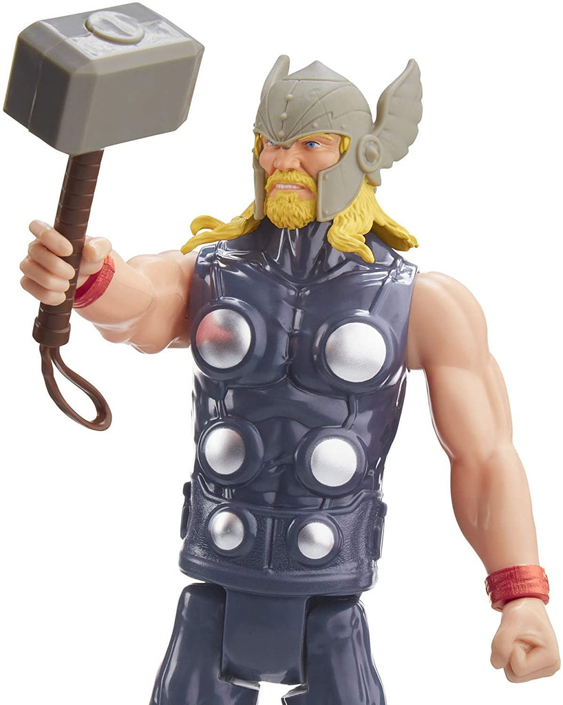 Avengers Marvel Titan Hero Series Blast Gear Thor Action Figure, 12" Toy, Inspired by The Marvel Universe, for Kids Ages 4 & Up