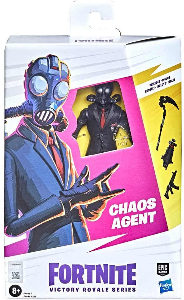 FORTNITE Hasbro Victory Royale Series Chaos Agent Collectible Action Figure with Accessories - Ages 8 and Up, 6-inch