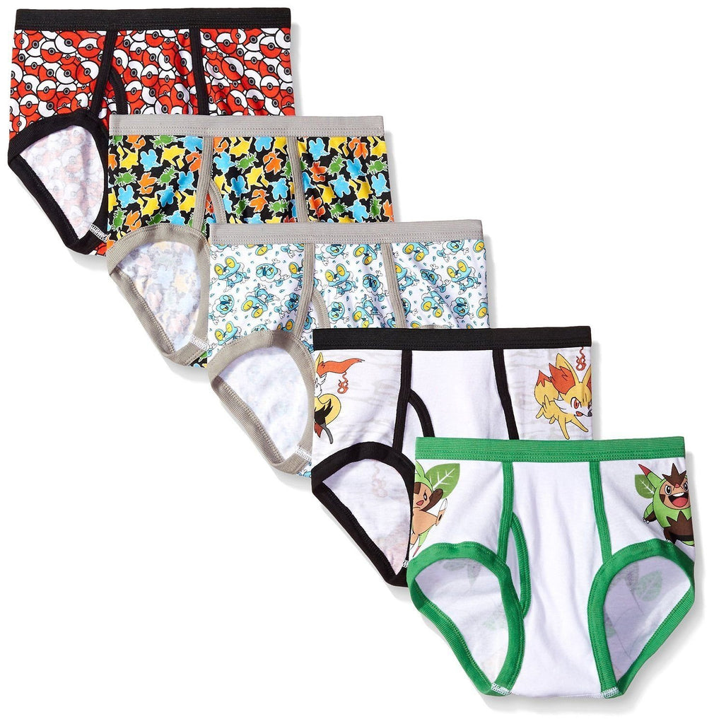 Handcraft Little Boys' Pokemon Brief (Pack of 5)