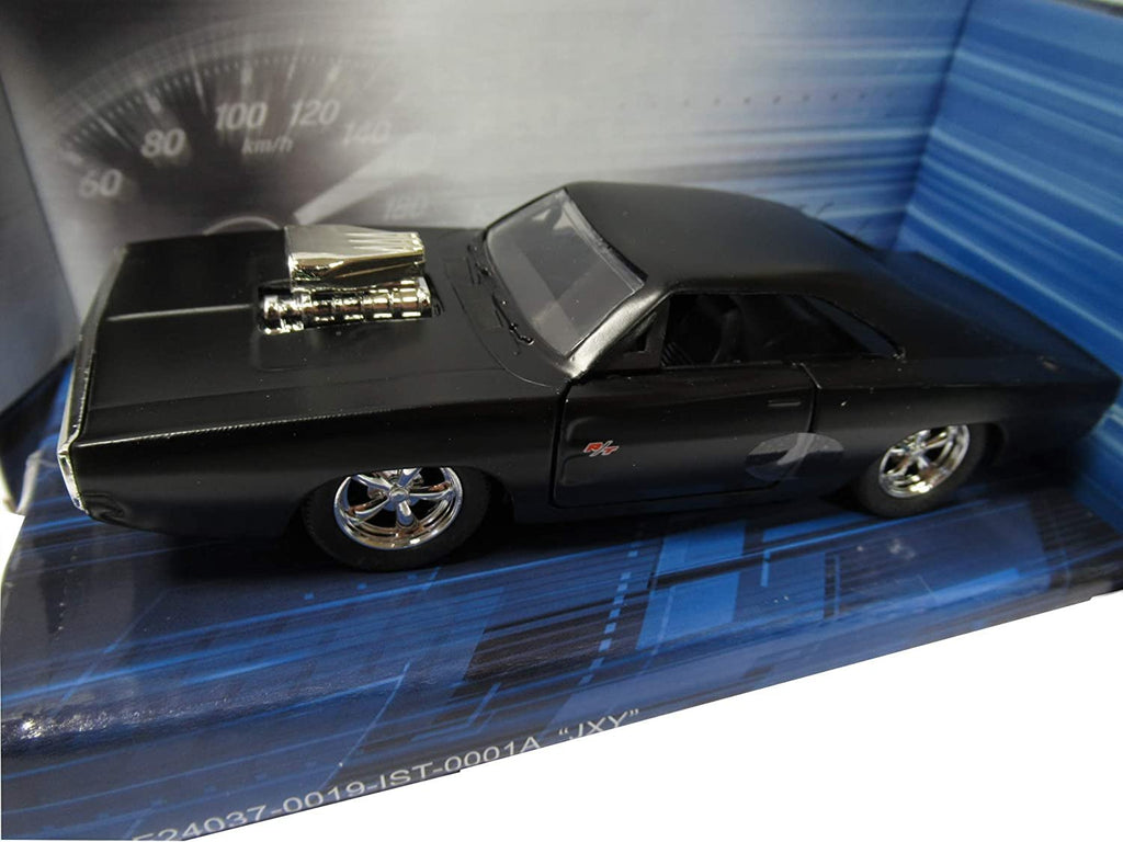 Dom's Dodge Charger R/T Matt Black Fast & Furious Movie 1/32 Diecast Model Car by Jada