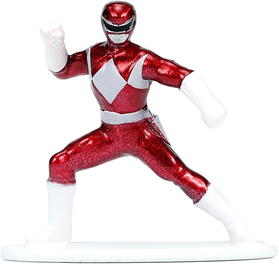 Jada Toys Power Rangers 1:32 1967 Toyota 2000 GT Die-cast Car & 1.65" Red Ranger Die-cast Figure, Toys for K Ages 8+