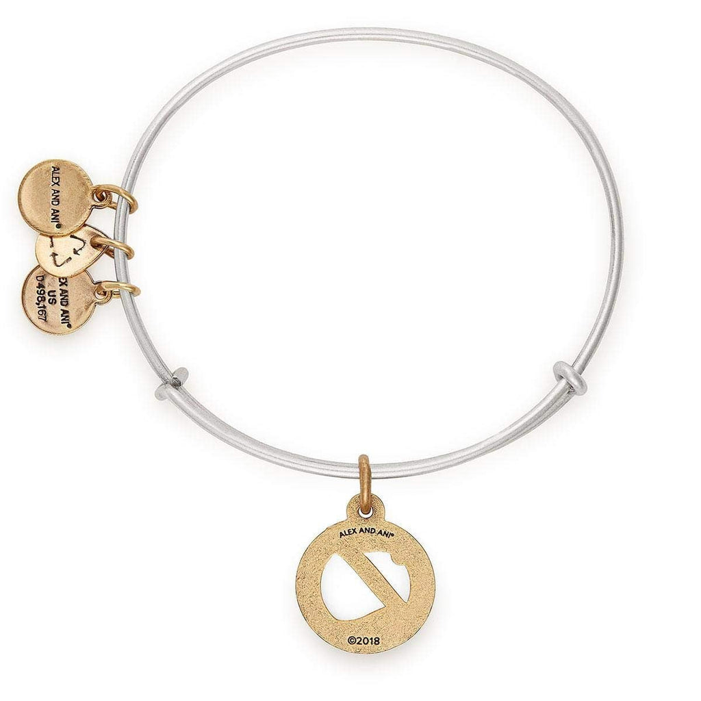 Alex and Ani Womens Initial Z Charm Bangle