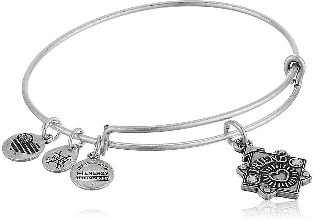 Alex and Ani Womens Because I Love You Friend III Bangle