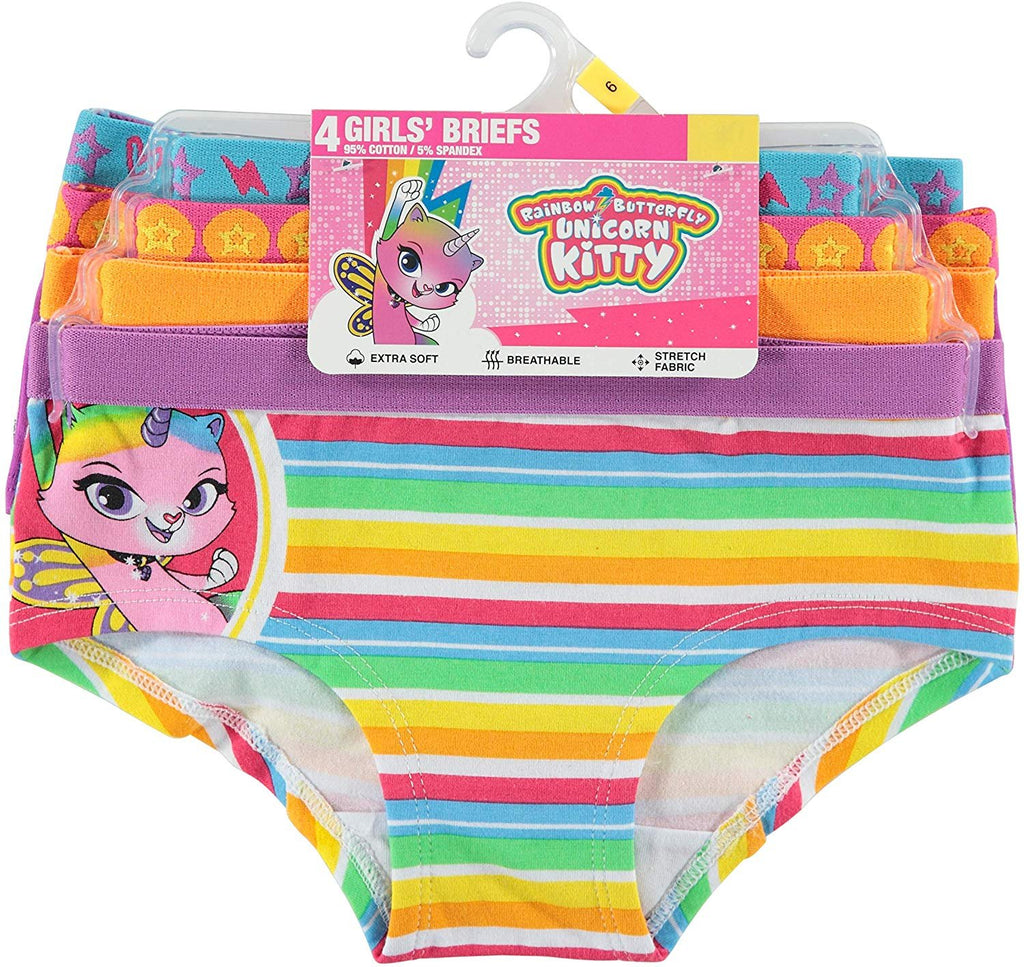 Rainbow Butterfly Unicorn Kitty Girls' Rbuk 4pk Reative