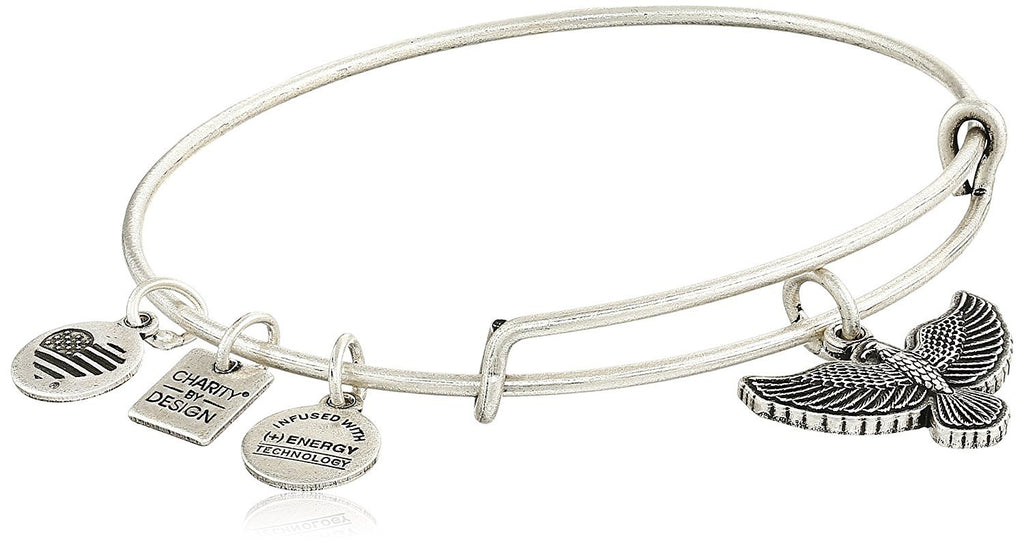 Alex and Ani Charity by Design Spirit of The Eagle Charm Expandable Bangle Bracelet