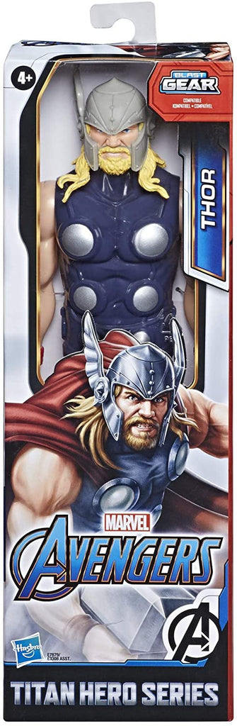 Avengers Marvel Titan Hero Series Blast Gear Thor Action Figure, 12" Toy, Inspired by The Marvel Universe, for Kids Ages 4 & Up