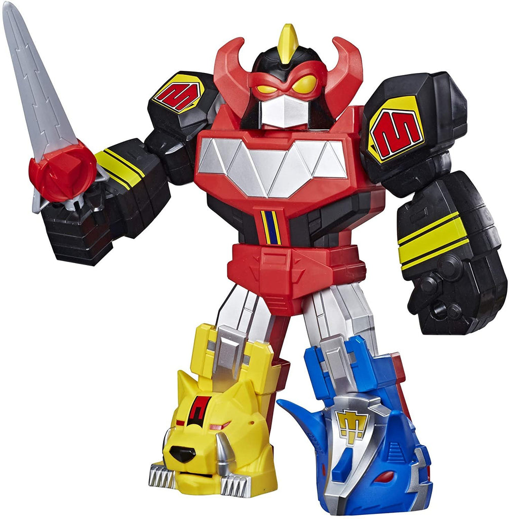 Playskool Heroes Mega Mighties Power Rangers Megazord Action Figure, 12-Inch Mighty Morphin Power Rangers Toy for Kids Ages 3 and Up