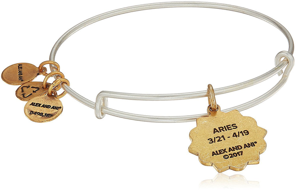 Alex and Ani Aries Two Tone Bangle Bracelet NWTBC