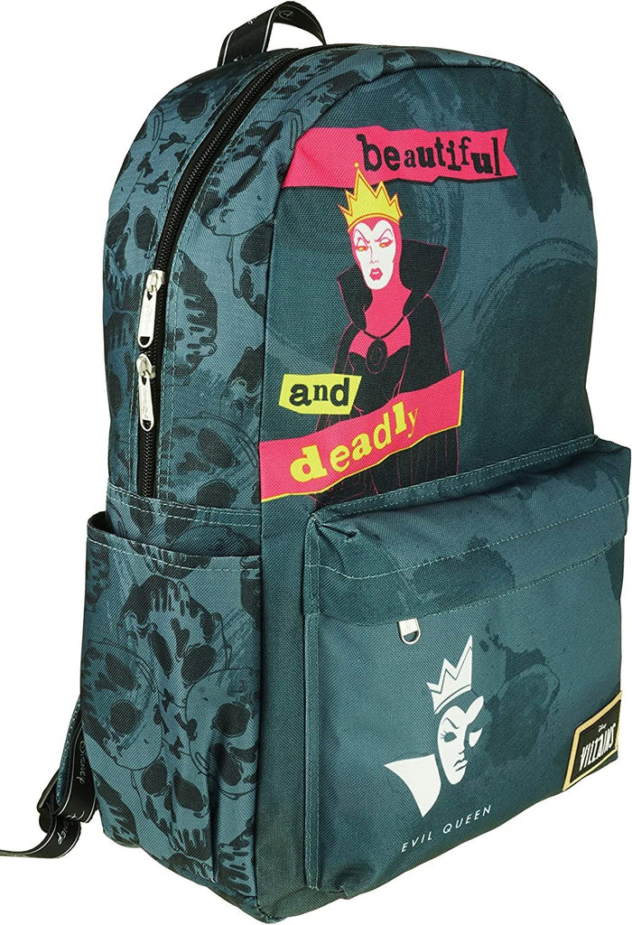 Classic Disney Villains Backpack with Laptop Compartment for School, Travel, and Work