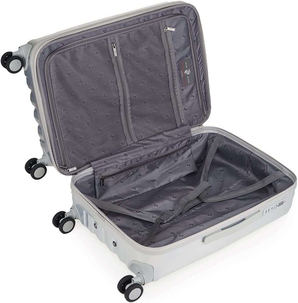 Heys America Astro Iridescent Spinner Luggage (Silver, 26")