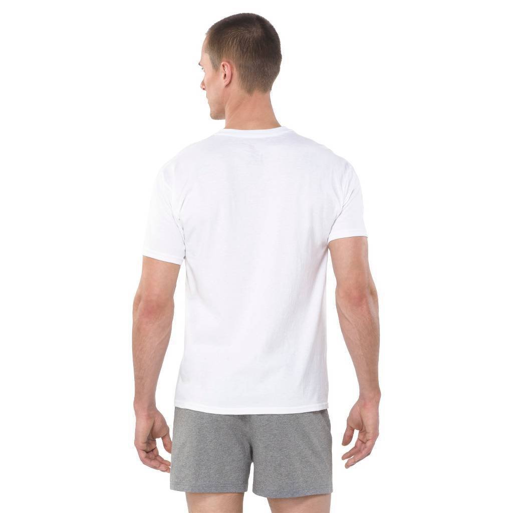 Hanes Men's White Comfortblend Short-Sleeve T-Shirt Crew Neck 2-pack Sizes 2X-3X
