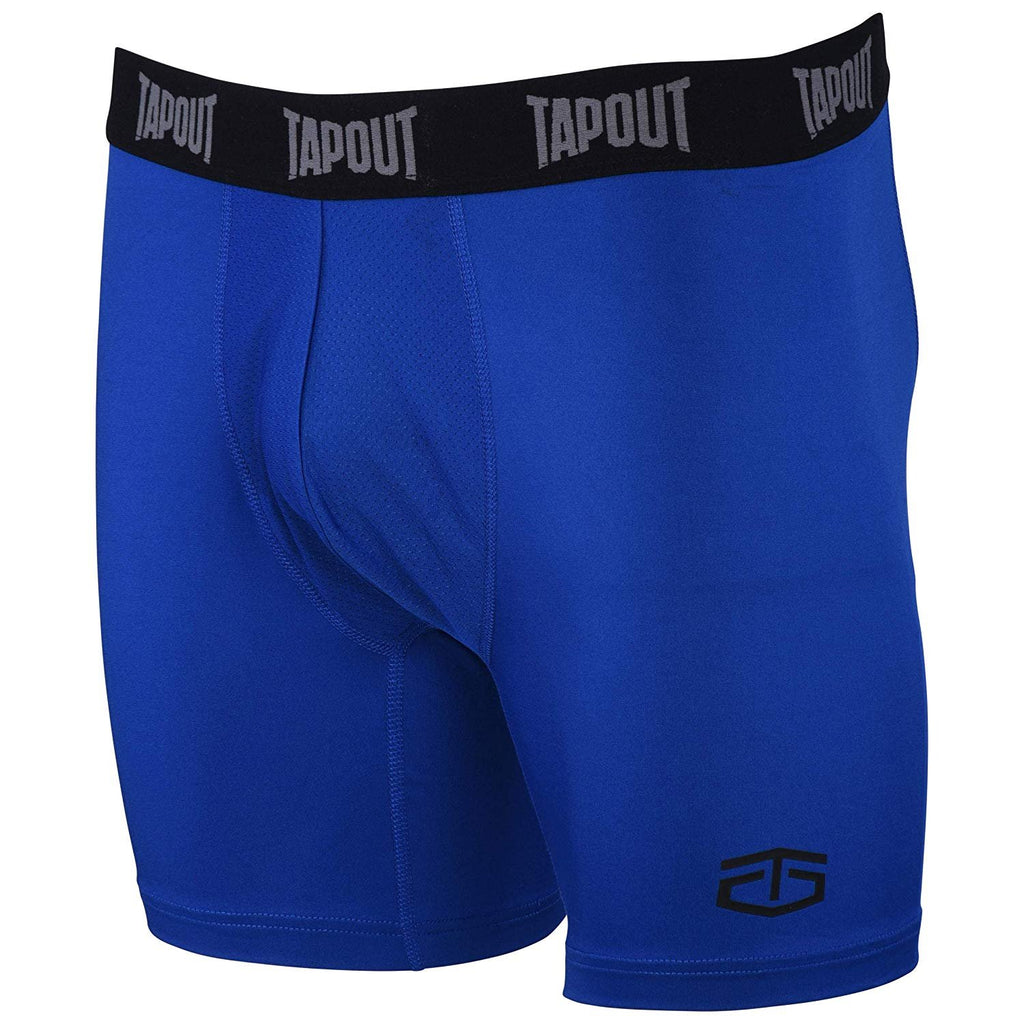 TapouT Mens Performance Boxer Briefs - 3-Pack Stretch Performance Training Underwear Breathable Athletic Fit No Fly