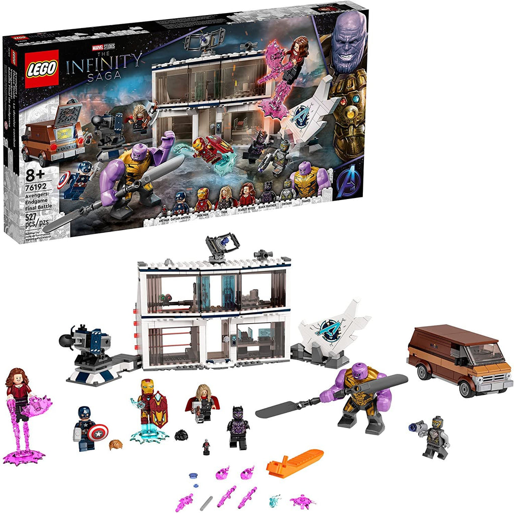 LEGO Marvel Avengers: Endgame Final Battle 76192 Collectible Building Kit; Battle Scene at The Avengers’ Compound; New 2021 (527 Pieces)