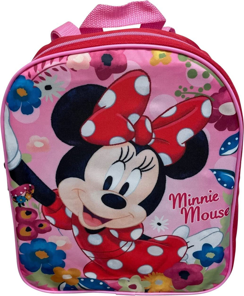 Minnie Mouse Toddler Girl 12 Inch Mini Backpack (Red-Pink)