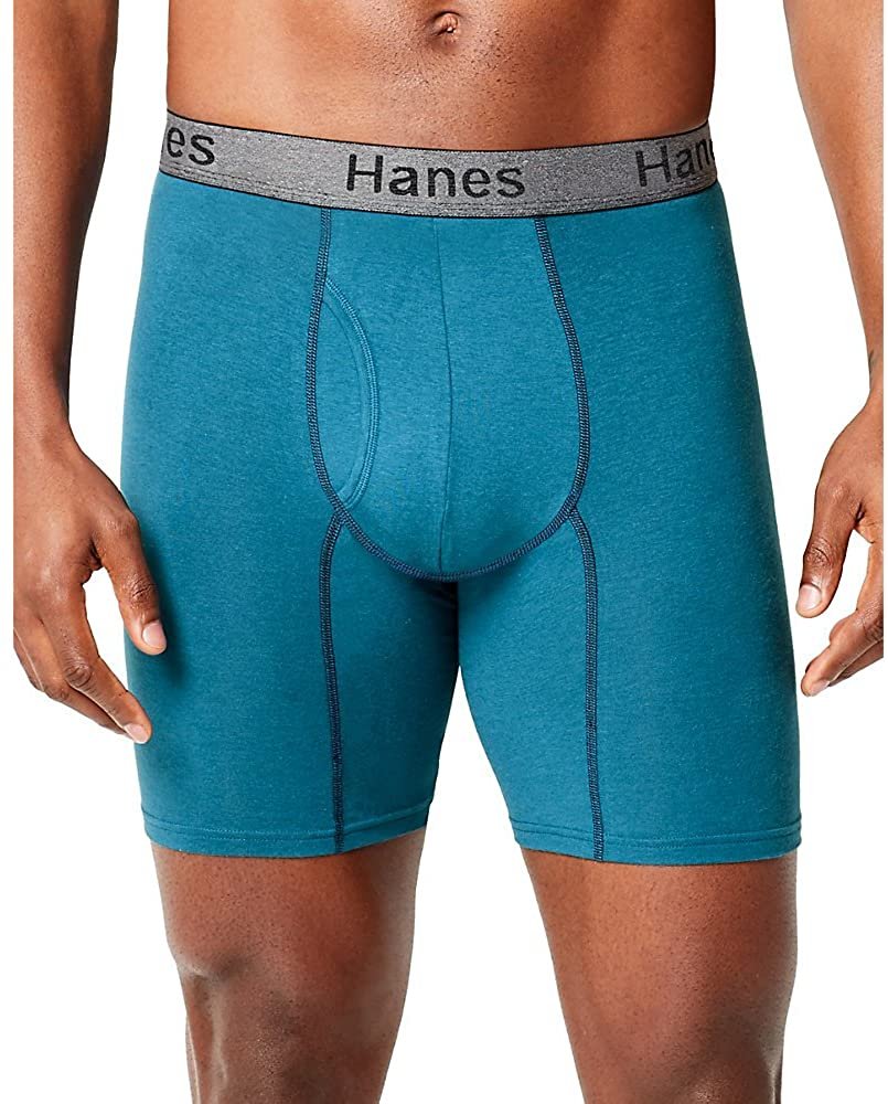 Hanes Men's 5-Pack Sports-Inspired Cool Dri Boxer Brief