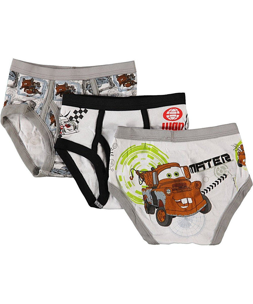 Cars Underwear 3-Pack for Toddler Boys (2T-8)