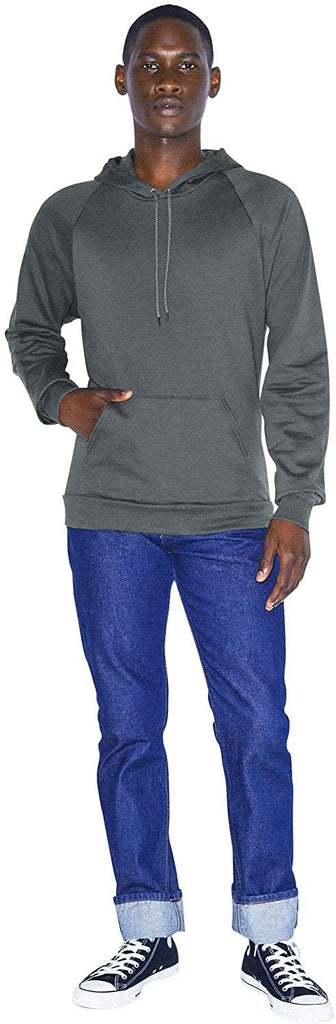 American Apparel Men's California Fleece Long Sleeve Pullover Hoodie