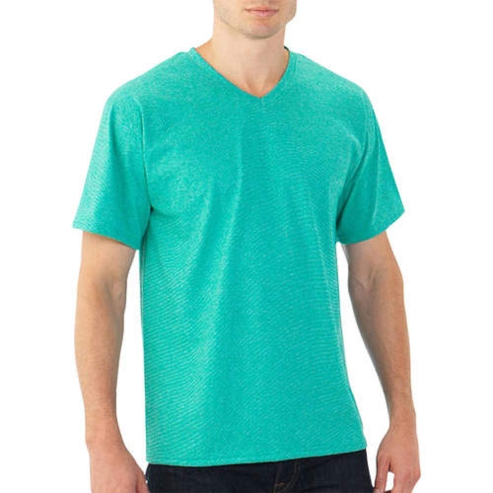 Fruit of the Loom Men's V-Neck T-Shirt Assorted Colors Size 2X, 3X, 4X