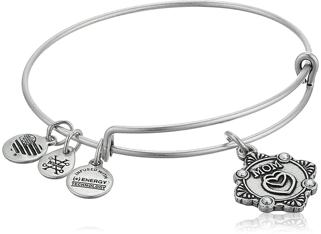 Alex and Ani Womens Because I Love You Mom III Bangle