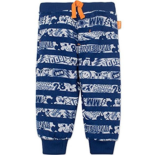 Disney Mickey Mouse Baby Boys' 2 Pack Fleece Drawstring Jogger Pants, Black