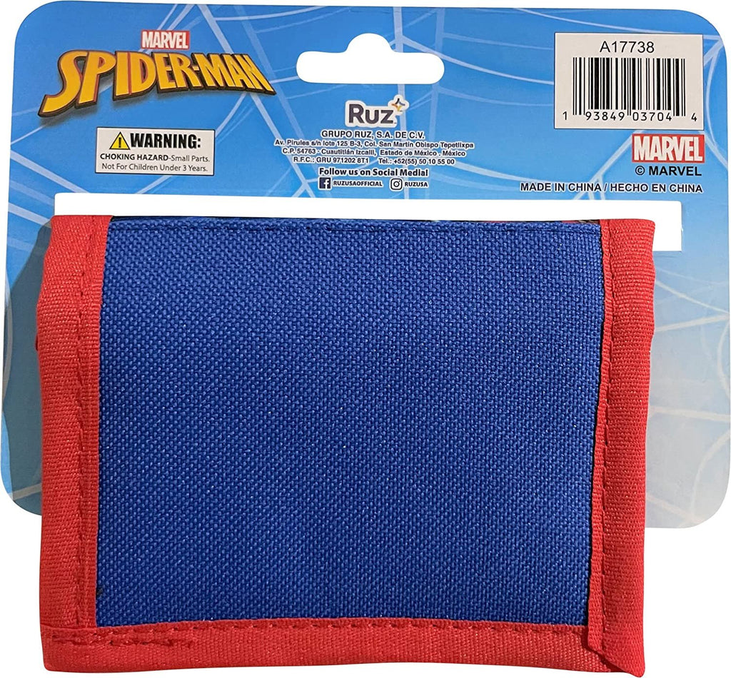 Spider-Man Little Boy Bifold Wallet With Zippered Pocket