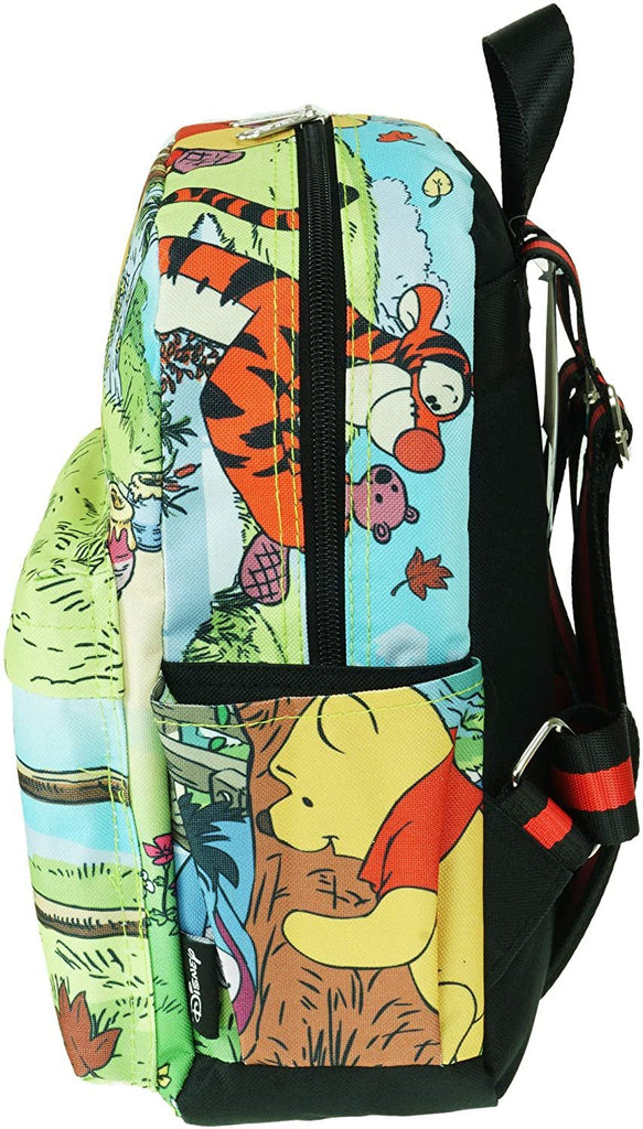 KBNL Winnie the Pooh 12inch Deluxe Oversize Print Daypack A21324 Medium