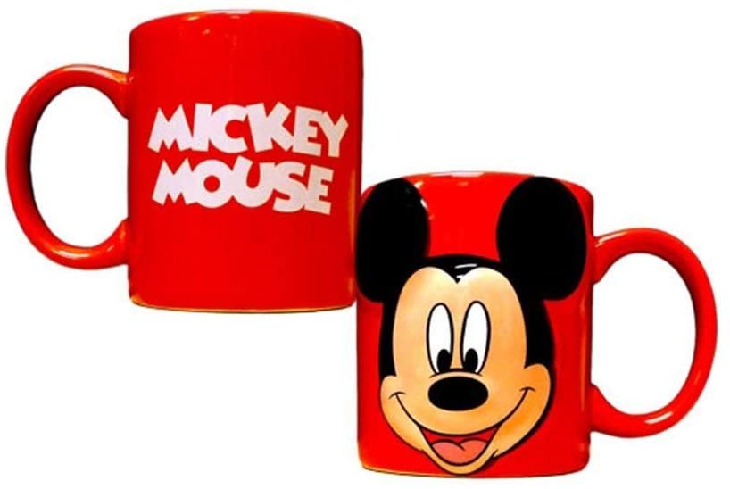 Disney Mickey Mouse Full Face 3d 11oz Ceramic Relief Mug