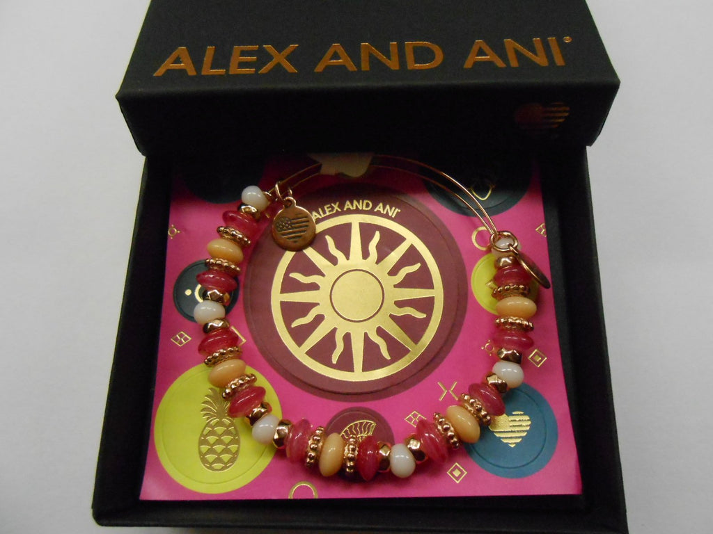 Alex and Ani Women's Horizon Coral Bangle