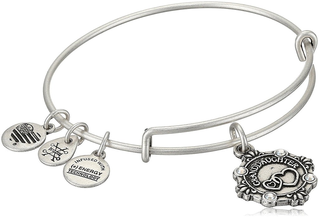 Alex and Ani Womens Because I Love You Granddaughter III Bangle