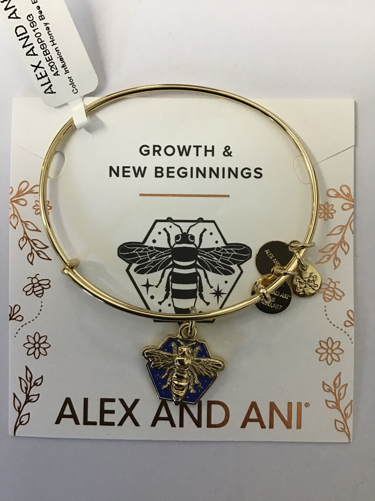 Alex and Ani Color Infusion Honey Bee EWB, SG
