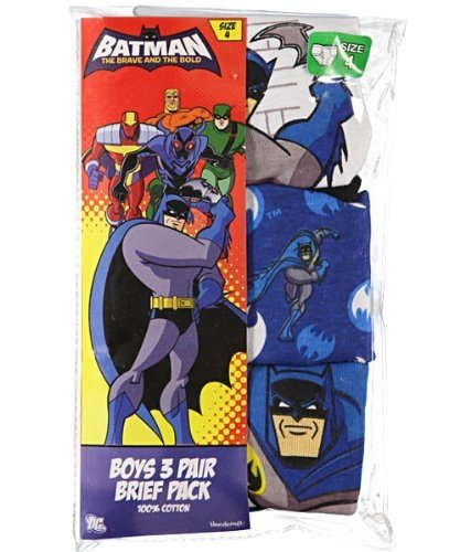 Batman Little Boys' Batarang 3-Pack Briefs