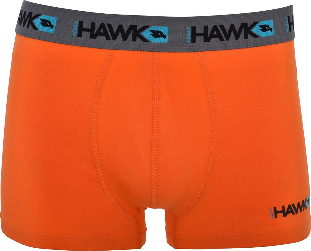 Tony Hawk Men's Boxer Briefs 8-PK Short Leg Trunk Athletic Cotton Stretch No Fly