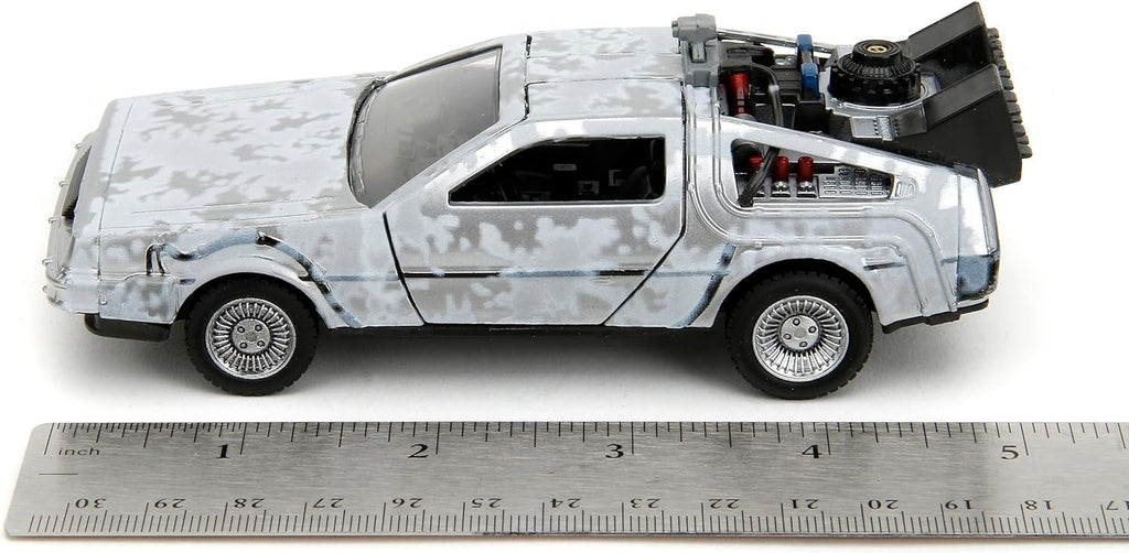 Back to The Future 1:32 Time Machine Frost Die-Cast Car, Toys for Kids and Adults