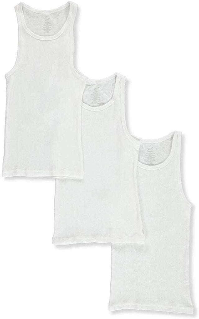 HEAD Toddler Boys White A-Shirt 6-Pack - Sizes 2T,3T,4T